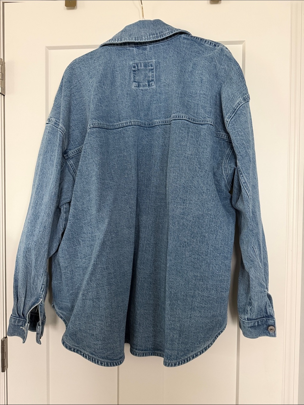 Abercrombie & Fitch Light Blue Denim Jean Jacket - Picture 3 of 4